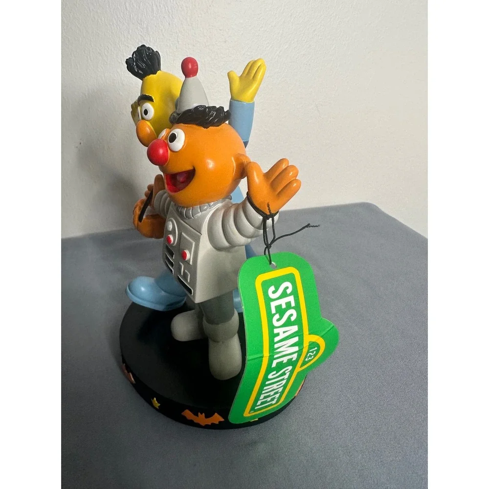 Sesame Street Bert and Ernie Halloween Robot Costume Figurine Statue Decor